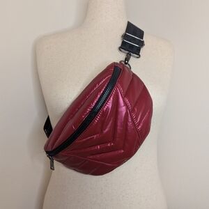 Think Royln Little Runaway Crossbody Red Fanny Pack Bum Bag